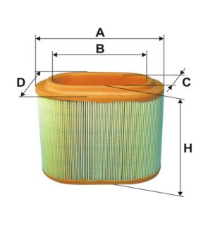 Фильтр воздушный wix filters wa6570