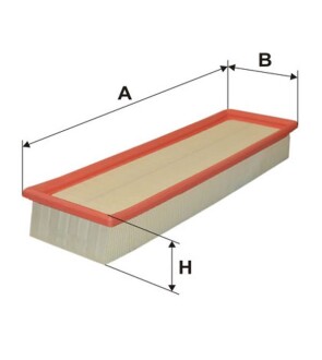 Фильтр воздушный Citroen C4 1.4 16V 04-11/Peugeot 206/206+/307 1.4 16V 98- wix filters wa9452