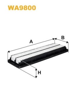 Фильтр воздушный Hyundai I10 1.0-1.2 13- wix filters wa9800