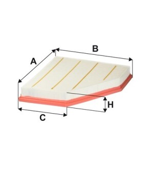 Фильтр воздушный BMW 1 (F20/F21)/2 (F22/F23)/3 (F30/F31/F34)/4 (F32/F33/F36) 2.0/3.0 B48/B58 16- wix filters wa9824