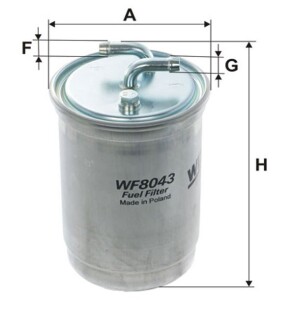 Фільтр паливний wix filters wf8043