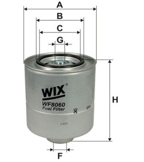 Фильтр топлива wix filters wf8060 (фото 1)