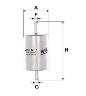 Фильтр топлива wix filters wf8103