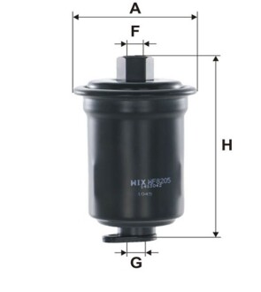 Фільтр паливний wix filters wf8205