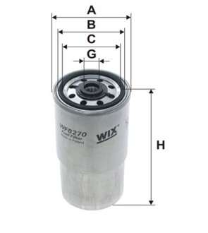 Фільтр паливний wix filters wf8270