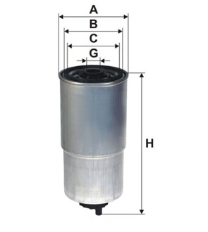 Фільтр паливний wix filters wf8327