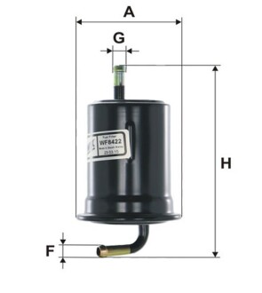 Фільтр палив. /PM912/4 (WIX-FILTERS) wix filters wf8422