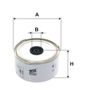 Фільтр паливний wix filters wf8447