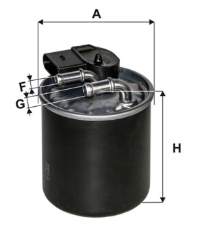 Фильтр топливный MB Sprinter 906 2.2CDI OM651 (с датчиком) wix filters wf8497 (фото 1)