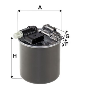 Фильтр топливный MB GLA (X156) 1.5D 12- OM607 wix filters wf8516