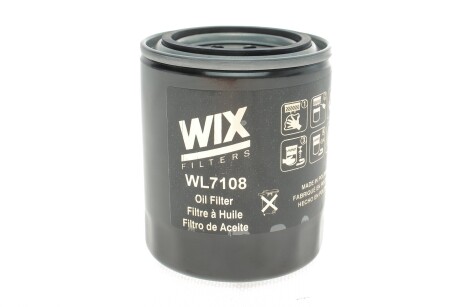 Фільтр масляний wix filters wl7108