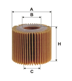 Фильтр масляный Toyota PRIUS (ZVW5_) (15-) WIX wix filters wl7472