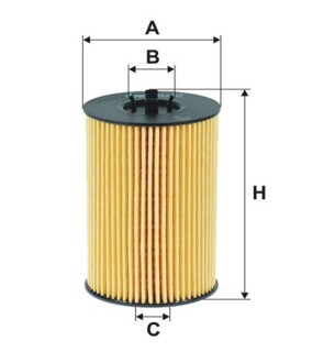 Фильтр масляный Audi A3 III (8V), A4 (B8/8K), A5 (8T), A6 (4G2/4G5), Q5 (8R) WIX wix filters wl7514