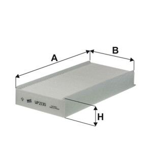 Фильтр салона BMW 1 (F40)/X2 (F39) 18-/2 (F44-F46)/X1 (F48)/i3 (I01)/Mini Couper 16- (к-кт 2 шт)) wix filters wp2130 (фото 1)