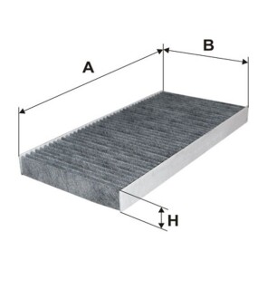 Фільтр салону вугільний wix filters wp9035
