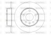 Диск тормозной задний (кратно 2) (Remsa) Opel Astra H Zafira B (D61468.00) woking d6146800 (фото 1)