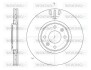 Диск тормозной передний (кратно 2) (Remsa) PSA C4 I 207 307 (D6657.10) woking d665710 (фото 1)