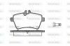 Колодки гальмівні диск. перед. (Remsa) MB A-class 04>12, B-class 05>11 Bosch ver. (P10443.00) woking p1044300 (фото 1)