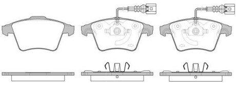 Колодки гальмівні woking p11453.22