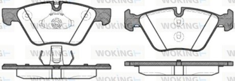 Колодки гальмівні диск. перед. (Remsa) BMW 5F10 (P11523.30) woking p1152330