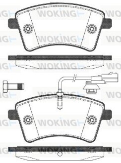 Колодки гальмівні диск. перед. (Remsa) Renault Kangoo be bop 1.5 09-,Renault Kangoo be bop 1.6 09- (P12513.01) woking p1251301