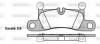 Колодки гальмівні диск. задн. (Remsa) Porsche Cayenne (10-), VW Touareg (10-) (P12793.10) woking p1279310 (фото 1)