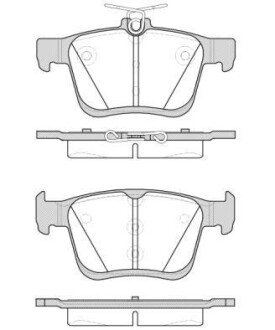 Колодки тормозные woking p14163.00