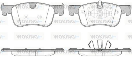 Колодки тормозные диск. перед. (Remsa) PSA C4 Picasso Grand Picasso 13> (P14803.00) woking p1480300