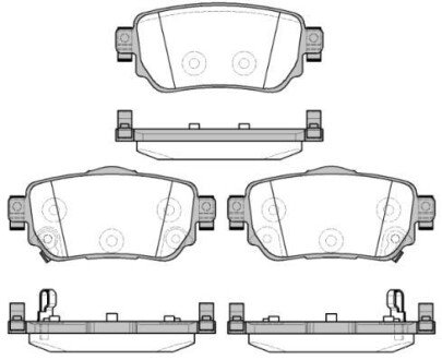 Колодки гальмівні woking p14823.02