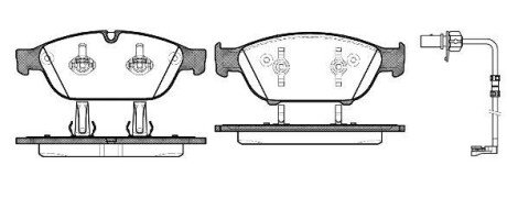 Колодки гальмівні woking p15413.12