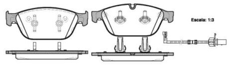 Колодки гальмівні woking p15433.02