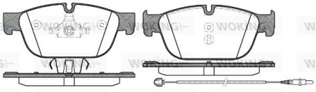 Колодки гальмівні woking p15513.01