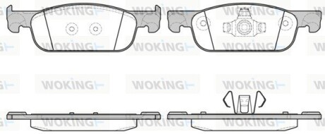 КОЛОДКИ ГАЛЬМІВНІ woking p16183.00