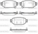 Колодки тормозные диск. задн. (Remsa) Mazda 3 1,5d 16>19 (P16313.02) woking p1631302 (фото 1)