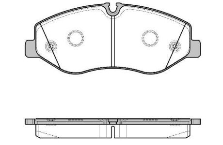 Колодки гальмівні woking p17233.00