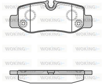 Колодки гальмівні диск. задн. (Remsa) MB Vito 447 14> (P17243.00) woking p1724300