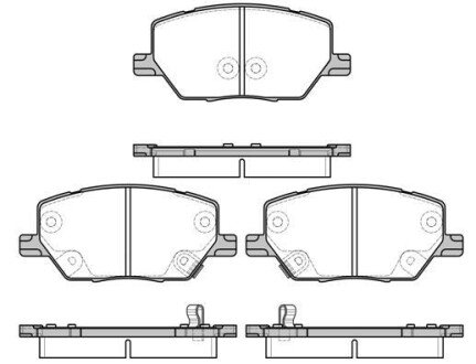 Колодки гальмівні woking p17403.02