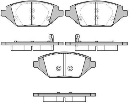 Колодки гальмівні woking p17863.02