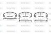 Колодки тормозные диск. перед. (Remsa) Citroen C-crosser 2.0 07-,Citroen C-crosser 2.2 07- (P2543.02) woking p254302 (фото 1)