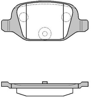 Колодки тормозные woking p6273.00