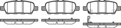 Колодки тормозные woking p9763.31