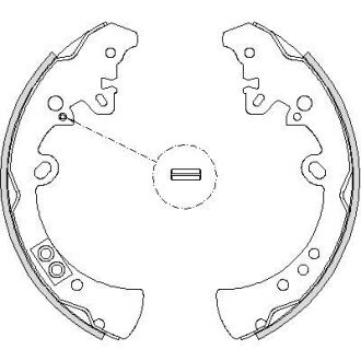 Колодки тормозные woking z4218.00