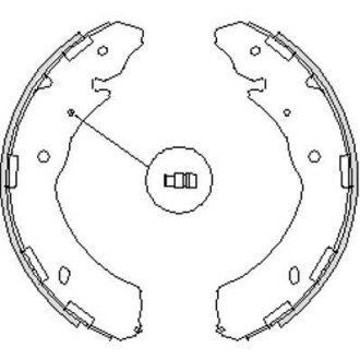 Колодки тормозные woking z4236.00