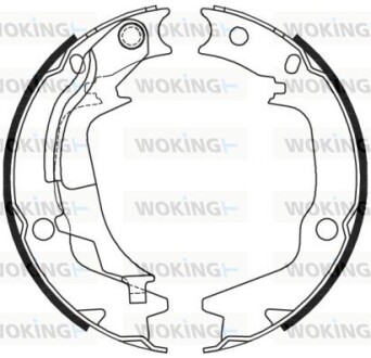 КОЛОДКИ ГАЛЬМІВНІ woking z4244.00