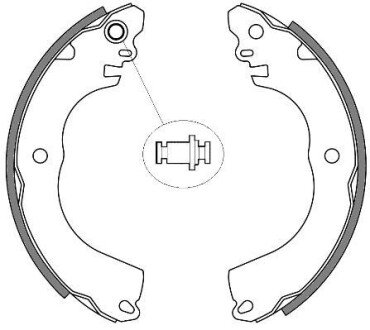 Колодки тормозные woking z4257.00