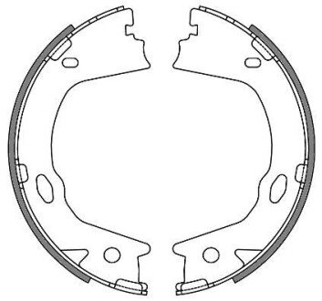 Колодки тормозные woking z4657.00