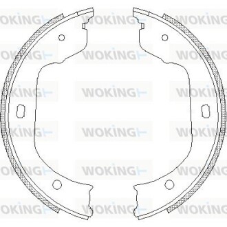 Колодки стоянкового гальма (Remsa) BMW 5e60 X5e70 7e65 (Z4740.00) woking z474000 (фото 1)