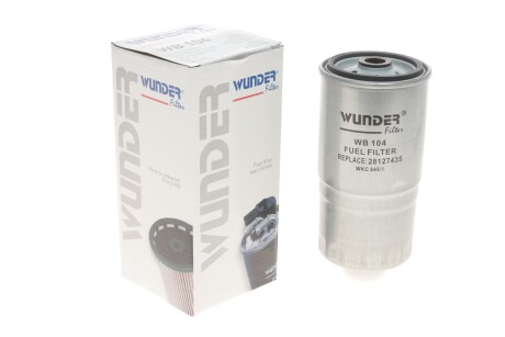 Фільтр паливний VW/Audi 1.6/1.9D/TD wunder filter wb 104