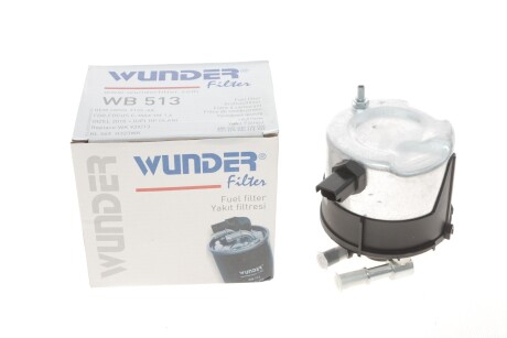 Фільтр паливний Ford Fiesta/Focus 1.6TDCI 03- wunder filter wb 513