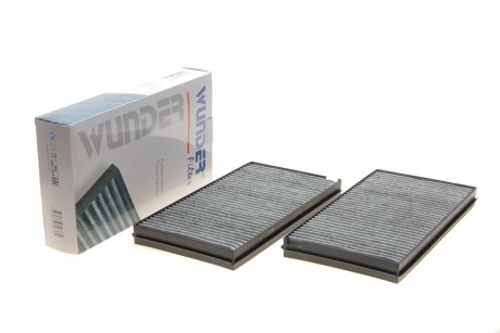 Фільтр салону BMW 5 (E60) 3.0D 01- (вугільний) wunder filter wpk 210